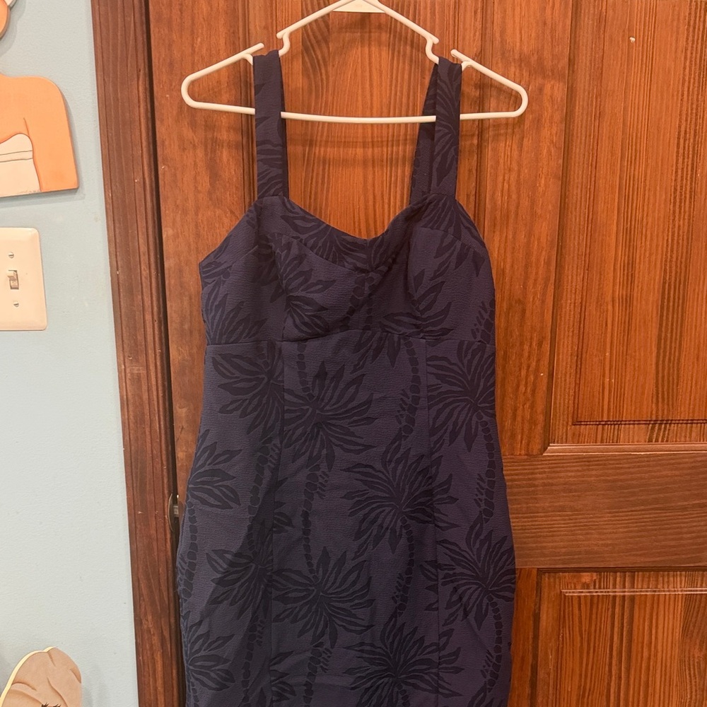 Lilly Pulitzer Navy Floral Mini Dress